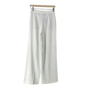 Zara wide leg pants white nautical coastal sz xs